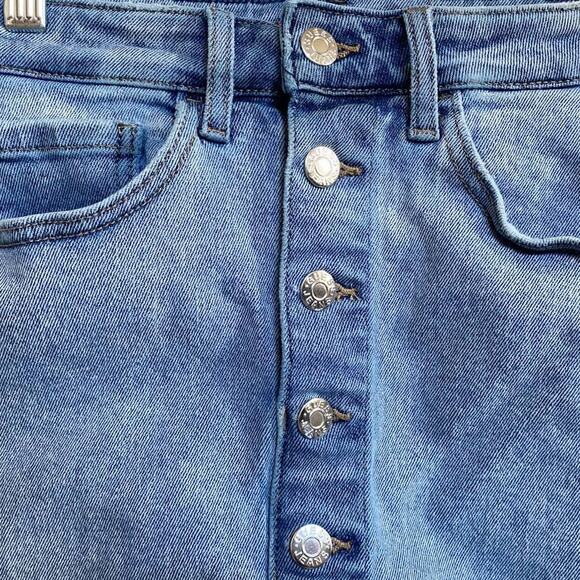 Guess Joanna’s MR Mini Skirt in Indigo Acid Skirt SZ S - Picture 3 of 11